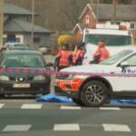 Belgio, i rilievi della polizia sul luogo della strage