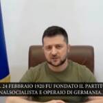 Ucraina, Zelensky: “Russi come nazisti parlano di ‘soluzione finale'”