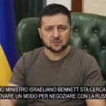 Ucraina, Zelensky: “Grato al premier Bennett per gli sforzi nella mediazione”