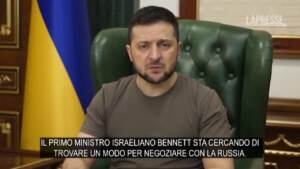 Ucraina, Zelensky: “Grato al premier Bennett per gli sforzi nella mediazione”