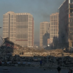 Ucraina, bombardato centro commerciale a Kiev: l’edificio ridotto in macerie