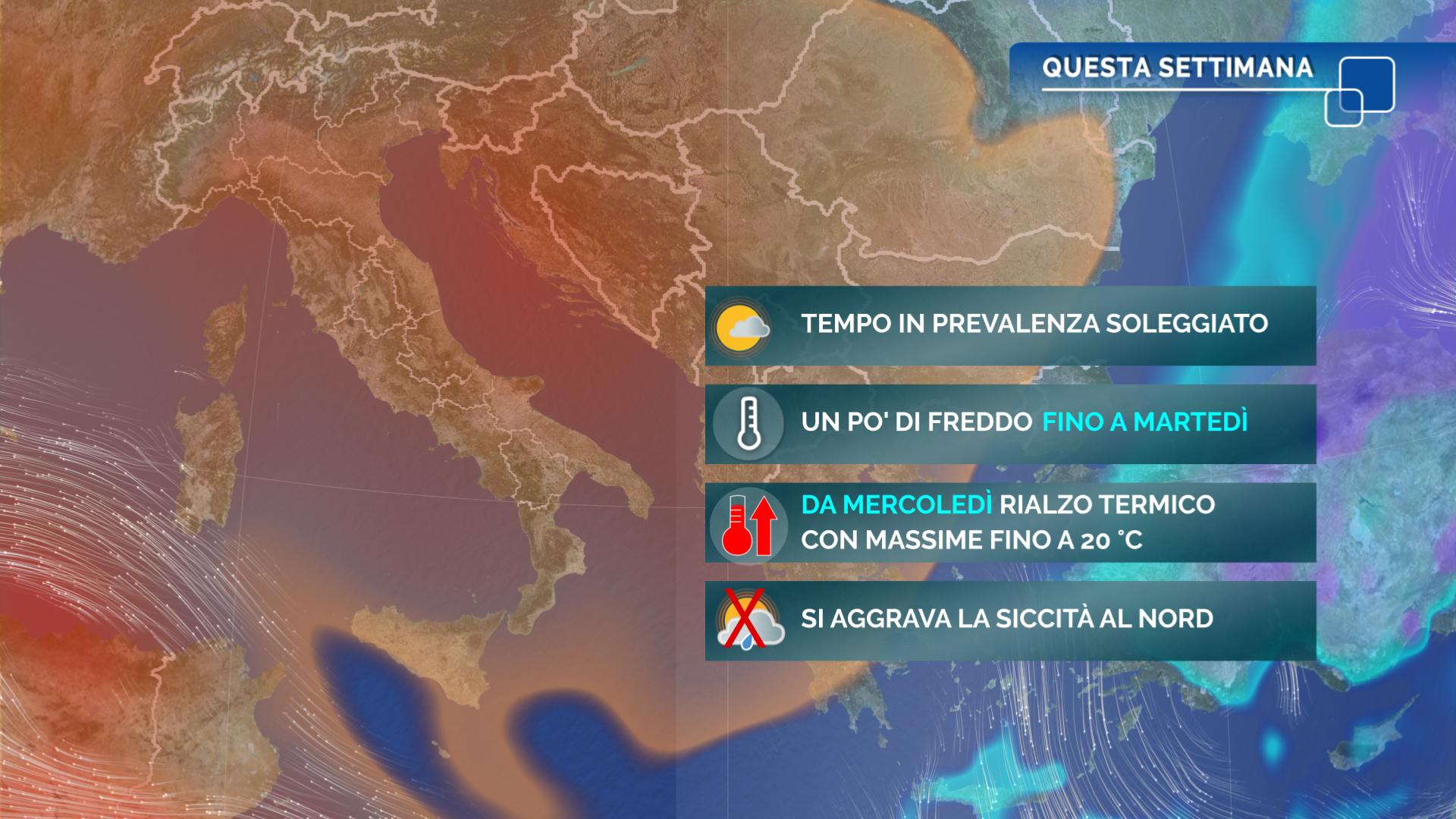 Meteo, Temperature Sotto La Media Nella Prima Parte Della Settimana ...