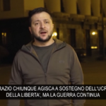 Ucraina, l’appello di Zelensky al mondo: “Protestate contro la guerra”