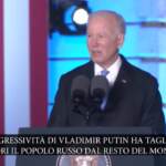 Ucraina, Biden: “Putin è un dittatore, non può rimanere al potere”
