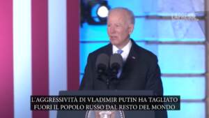 Ucraina, Biden: “Putin è un dittatore, non può rimanere al potere”