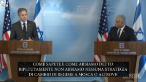 Blinken: “Nessuna strategia per cambio regime a Mosca”