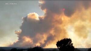 Usa: mega incendio in Texas, bruciati oltre 70 km2 di territorio