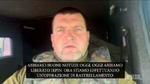 Ucraina, sindaco di Irpin: “Liberata la città dai russi”