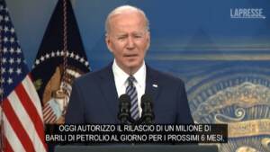 Biden: Usa rilasceranno 1 milione di barili di petrolio al giorno per sei mesi