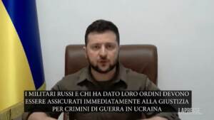 Ucraina, Zelensky: “Serve tribunale come quello di Norimberga”