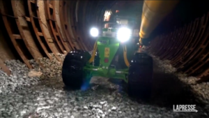Torino-Lione, testato Axel: il robot che effettua i rilievi in galleria