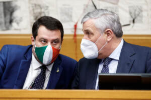 Conferenza stampa del centrodestra su elezione Presidente della Repubblica
