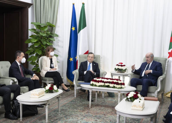 Algeria, il Presidente del Consiglio Mario Draghi ad Algeri