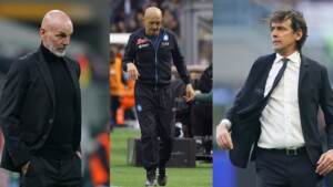 Calcio: Milan e Napoli rallentano, Inter in pole per lo Scudetto