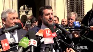 Incontro Draghi-Centrodestra, Salvini: “Dal Presidente ampia disponibilità. Da Centrodestra prova di compattezza”