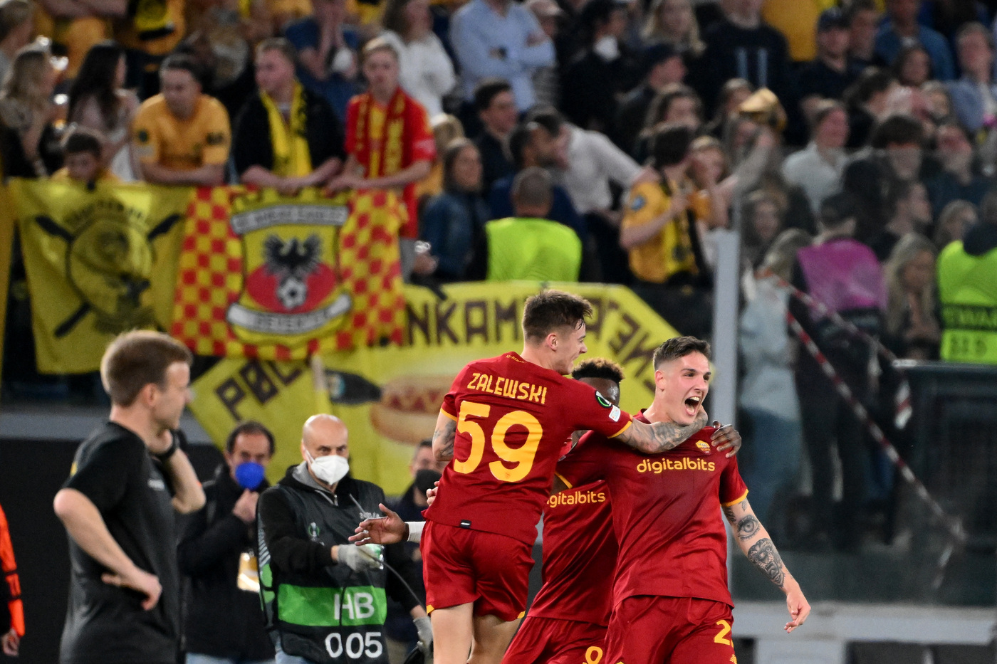 Conference League:  il ciclone Zaniolo travolge il Bodo, Roma in semifinale