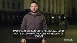 Zelensky: “Dall’inizio del conflitto in Donbass 14mila morti”