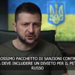 Ucraina, Zelensky: “Più armi e sanzioni per avvicinare la pace”