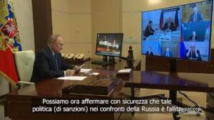 L’affondo di Putin: “Il blitz economico dell’Occidente è fallito”