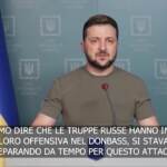 Ucraina, Zelensky: “La Russia ha lanciato l’offensiva nel Donbass”
