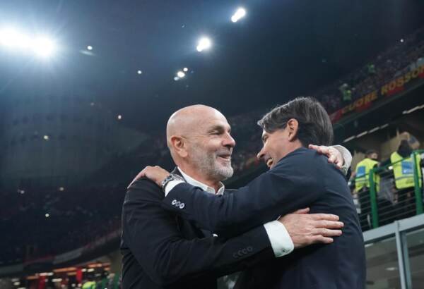 Calcio, Milan e Inter Scudetto in 90′. Pioli e Inzaghi: “Daremo tutto”