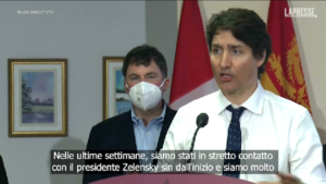 Ucraina, Trudeau: “Canada manderà artiglieria pesante a Kiev”