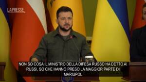 Ucraina, Zelensky: “Nostre truppe resteranno a Mariupol”