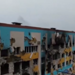 Ucraina, le immagini dell’ospedale di Mariupol in macerie
