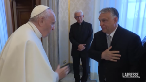 Vaticano: il Papa riceve Orban, 40 minuti di colloquio col premier ungherese