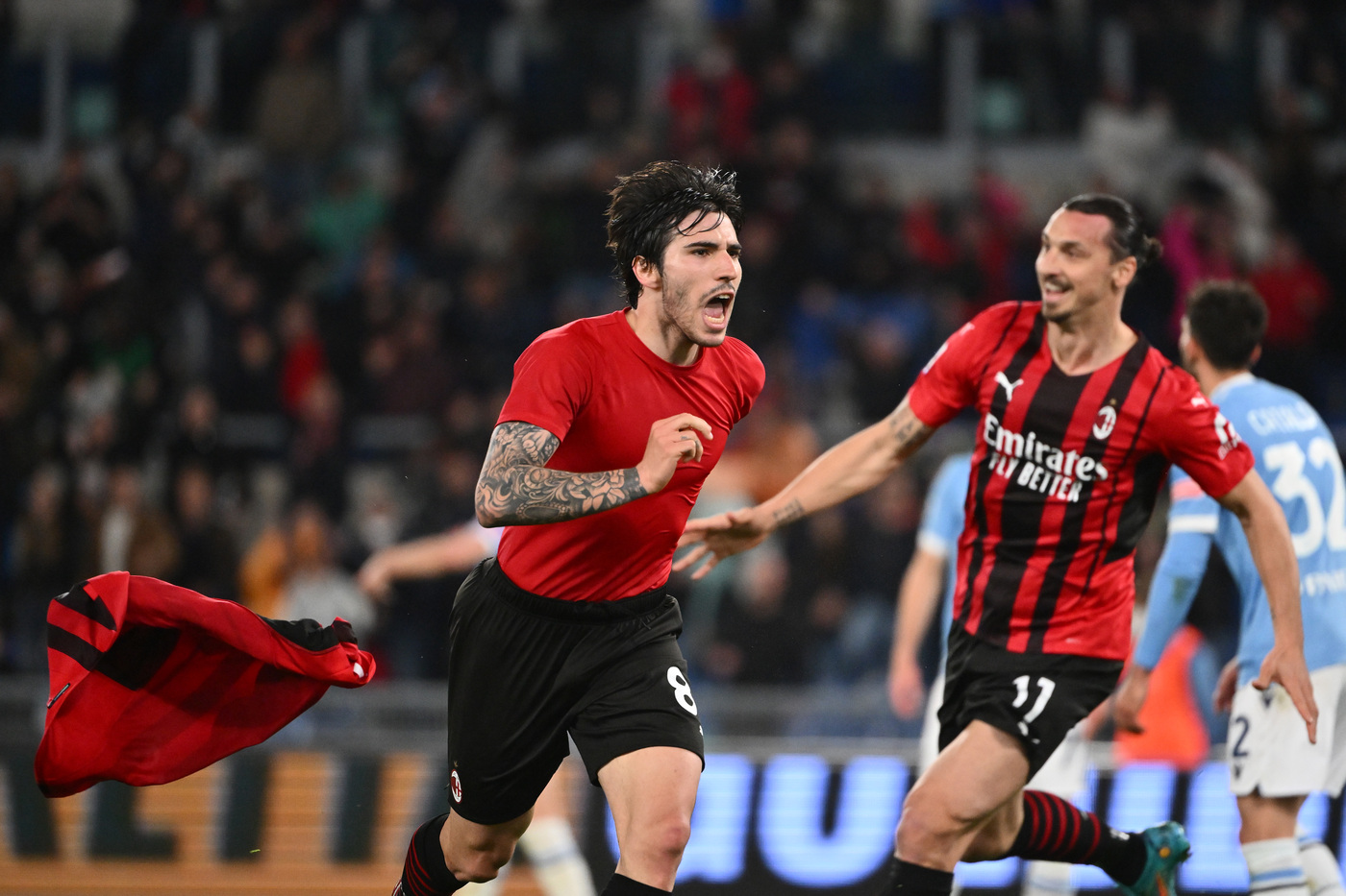 Serie A, Tonali ribalta la Lazio al 93′: il Milan tiene vivo sogno Scudetto Serie A, Tonali ribalta la Lazio al 93′: il Milan tiene vivo sogno Scudetto