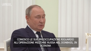 Ucraina, Putin: “Misure disperate per fermare la sofferenza chi vive in Donbass e Luhansk”