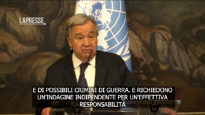 Ucraina, Guterres: “Serve indagine indipendente su diritti umani e crimini di guerra”