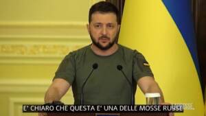 Ucraina, Zelensky: “Con l’attività militare in Transnistria la Russia vuole minacciare la Moldavia”