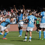 Serie A, il Napoli domina il Sassuolo, 6-1 con 4 gol nei primi 20 minuti