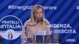 Fdi, Meloni: “Politici surfisti cavalcano onda, noi navigatori con rotta”