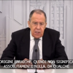 Ucraina, Lavrov: “Zelensky ebreo? Anche Hitler lo era”