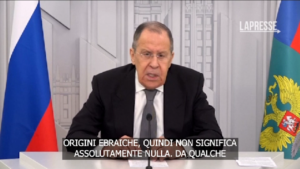 Ucraina, Lavrov: “Zelensky ebreo? Anche Hitler lo era”