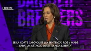 Usa, Kamala Harris: “Se la Corte annulla sentenza su aborto attacco alla libertà”
