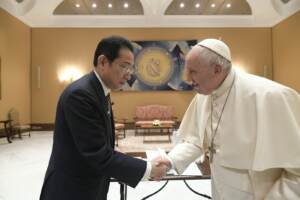Papa Francesco incontra il premier del Giappone Kishida