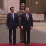 Italia-Giappone: Mario Draghi riceve il premier Kishida a Palazzo Chigi