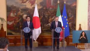 Ucraina, Draghi: “Riaffermiamo la condanna dell’invasione russa”
