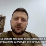Ucraina, Zelensky: “Da Mariupol evacuate altre 344 persone”