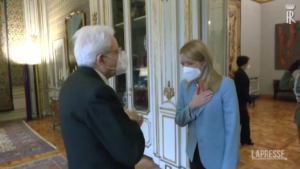 Ue: Mattarella riceve al Quirinale presidente parlamento europeo Metsola