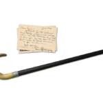 Arte: bastone Hemingway in vendita all’asta di Art La Rosa