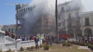 Cuba, esplosione in hotel a L’Avana: almeno 8 morti