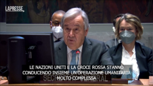 Ucraina, Guterres: “Evacuate circa 500 persone dalla zona Azovstal a Mariupol”