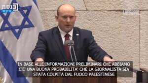 Giornalista uccisa, Bennet: “Probabile sia stata colpita da palestinesi”