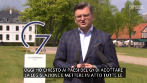 Ucraina, Kuleba a G7: “Sequestrare beni russi per ricostruzione Paese”