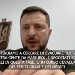 Zelensky, Azovstal: “Situazione delicata, continuano negoziati per salvare nostra gente”