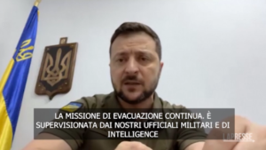 Zelensky: “Russia continua raid per nascondere insuccessi”